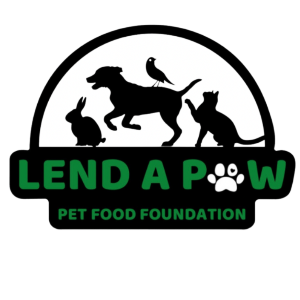 Lend A Paw Pet Food Foundation Logo