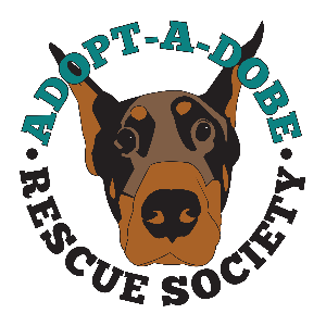 Adopt-a-Dobe Rescue Society Logo