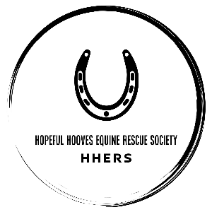 Hopeful hooves equine rescue society Logo