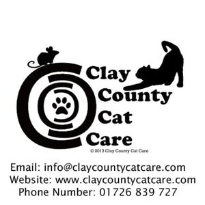 Clay County Cat Care - UK, Cornwall Logo