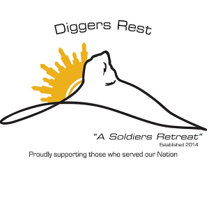 Diggers Rest - 'A Soldiers Retreat' Logo