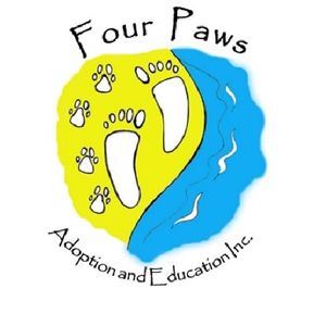 Four Paws Adoption and Education Inc Logo