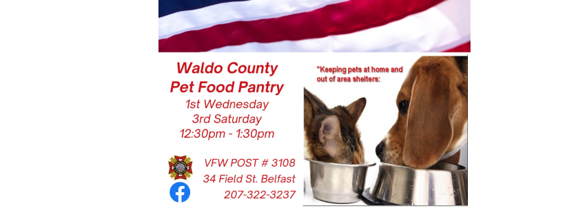 Waldo County Pet food pantry