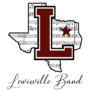 Lewisville High School Band Boosters Logo