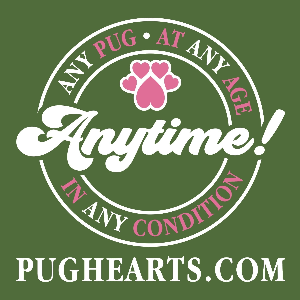 PugHearts, the Houston Pug rescue Logo