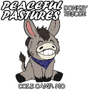 Peaceful Pastures Donkey Rescue Logo