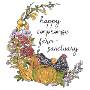 Happy Compromise Farm + Sanctuary Logo