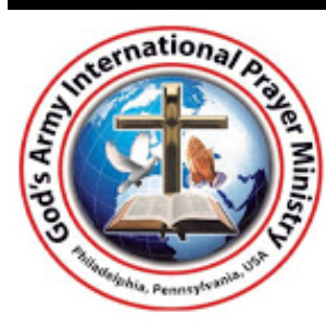 God's army international prayer ministry Logo