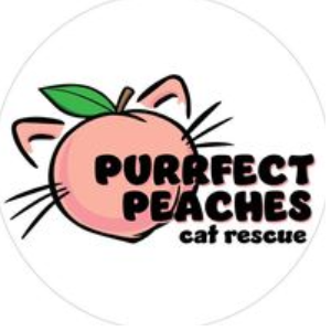 Purrfect Peaches Cat Rescue Logo