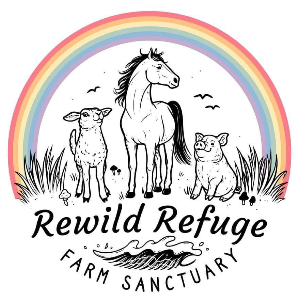 Rewild Refuge Farm Sanctuary Logo
