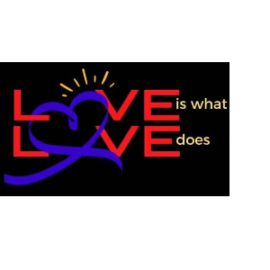 LOVE IS WHAT LOVE DOES Logo