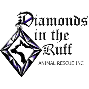 Diamonds in the Ruff animal Rescue, inc Logo