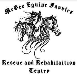 McGee Equine & Livestock Farrier Service, Rescue, and Rehabilitation Logo