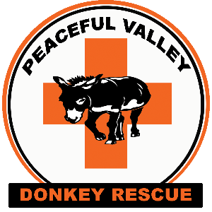 Peaceful Valley Donkey Rescue Logo