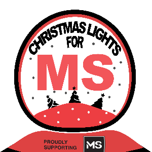 Christmas Lights for MS Logo