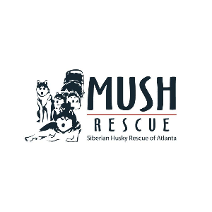 MUSH Siberian Husky Rescue Logo