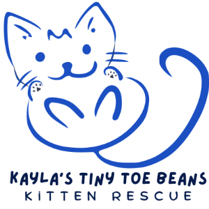 Kaylas Tiny Toe Beans Kitten Rescue Logo