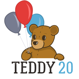 Teddy20 Supporting Children with Cancer Logo