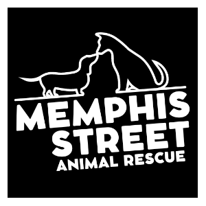 Memphis Street Animal Rescue, an Oklahoma Paws 501(c)3 organization. Logo