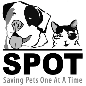 SPOT saving pets one at a time Logo
