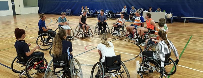 Suncoast Spinners Wheelchair Baskeball