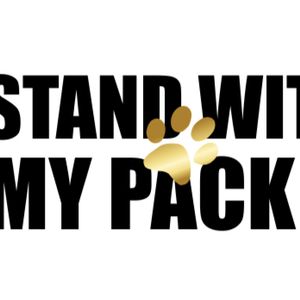 I stand with my pack Logo