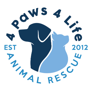 4 Paws 4 Life Rescue Logo