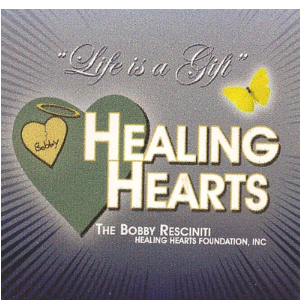 The Bobby Resciniti Healing Hearts Foundation, inc. Logo