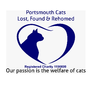 Portsmouth Cats Lost Found & Rehomed Logo