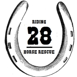 Riding 28 Horse Rescue Logo