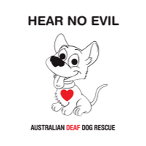 Hear No Evil Aust Deaf Dog Rescue Logo