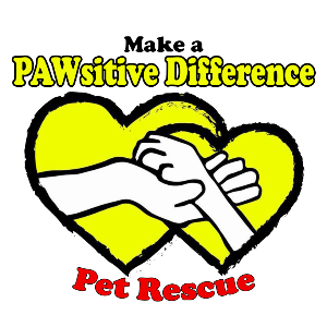 PAWSitive Difference Pet Rescue Logo