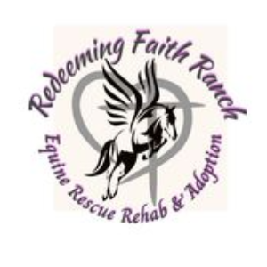 Redeeming Faith Ranch Rescue, Rehab & Adoption Logo