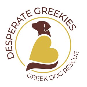 Desperate Greekies Greek Dog Rescue Logo