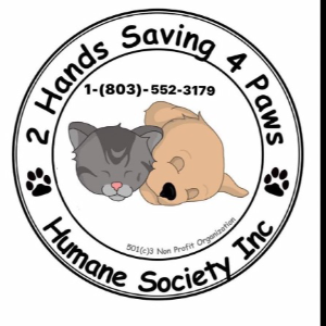2 Hands saving 4 paws humane society